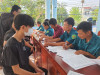 UBND xã Hoà Đồng tổ chức khám sức khỏe và đăng ký nghĩa vụ quân sự cho thanh niên tuổi 17